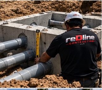 Drainage & Stormwater Solutions — reDline Contracting at work